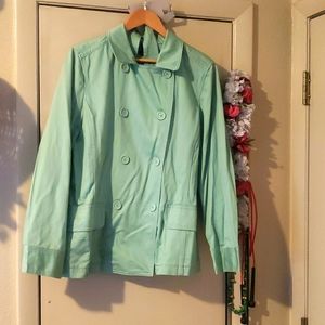 Gap Large 100% Cotton green coat